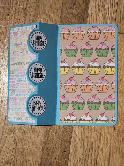 Keywords: April 2024 Card Kit, circle flip-it, triple circle flip-it, cupcake, cupcakes, birthday