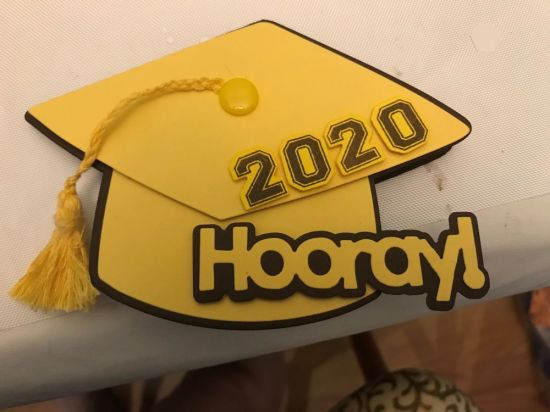 Graduation Cap 
Graduation cap for my nephew at Mililani High in O'ahu.
Keywords: Graduation cap, hooray