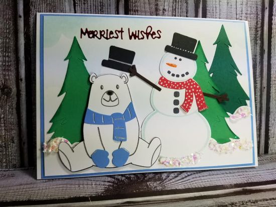 Polar Bear and Snowman
Keywords: Polarbear2stamp snowman2stamp truck fold-it