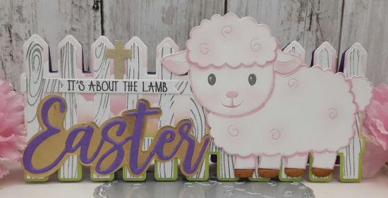 Sheep Fold It
Keywords: StatementWords PicketFenceFoldit Sheep fold it lamb fence fold it Easter cross
