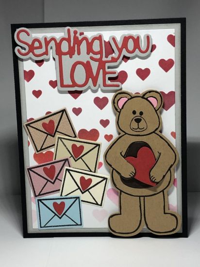 Sending you love
Keywords: Bear, love