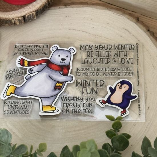 Keywords: skaters winter coloring markers