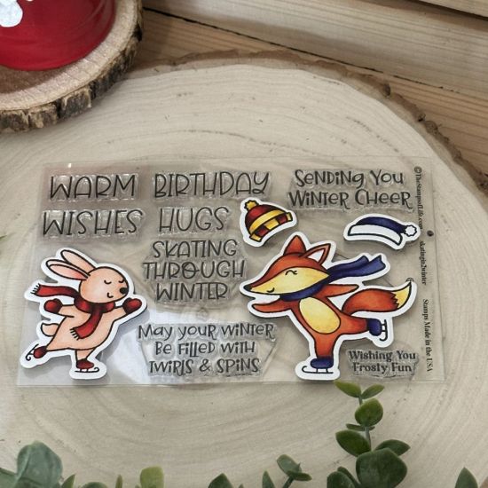 Keywords: skaters winter coloring markers