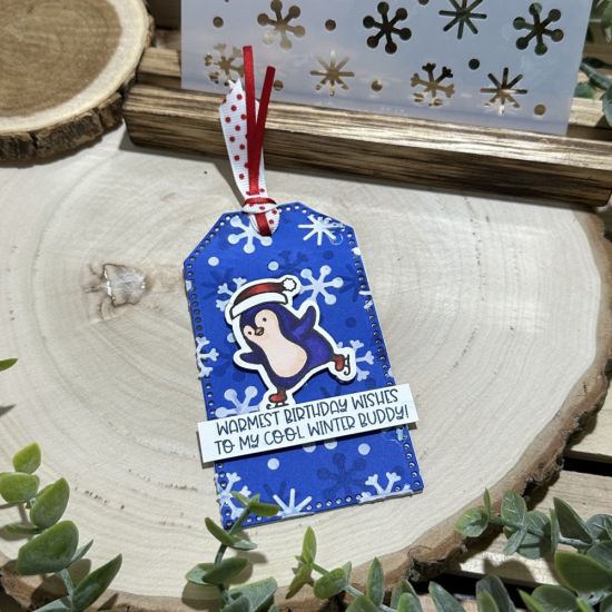Keywords: skaters winter coloring markers stencil paste dotted tags