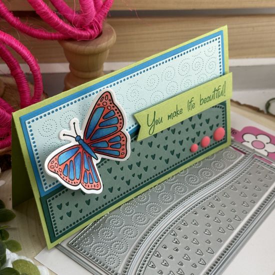 Keywords: mini slimline butterflies background