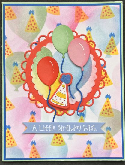 Balloons and Party Hats for Stephanie
A birthday card for Stephanie Barnard 2024 
Keywords: balloons Party_hats