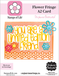 Flower Fringe Card Backer
