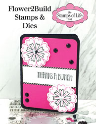 flower2build Stamps and Dies Booklet