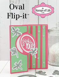 Oval Flip-it Booklet