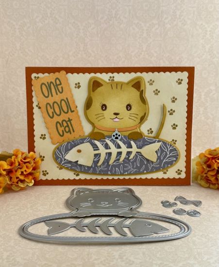 Good Cat A2 Fold-it Card Die set 
