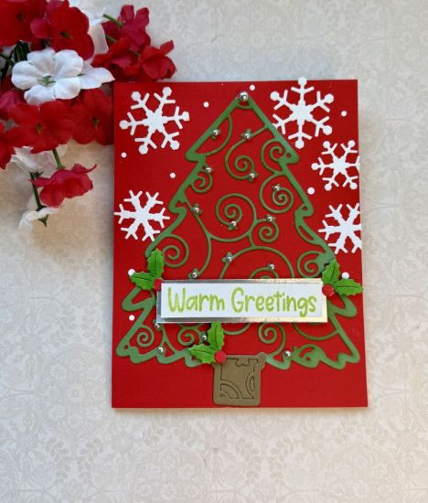 HSN Swirl Christmas Tree Fold-it
