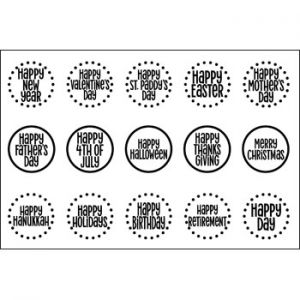 15morecircles4HSN Clear Stamp Set