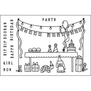 Birthday Special Kit Clear Stamp Set