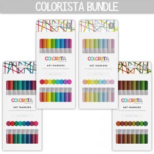 Colorista Art Markers 4 Pack Bundle