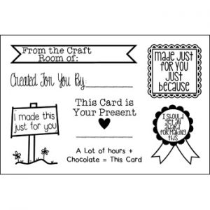 Card & Envelope Clear Stamp Set 1 
