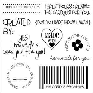 created4you Clear Stamp Set