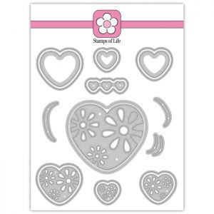 candyhearts2stamp Dies