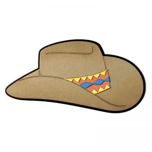 Cowboy Hat A2 Shaped Card Fold-it Die Set