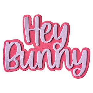 Hey Bunny Word Die Set