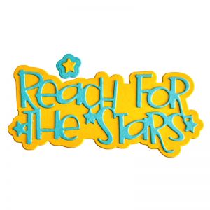 Reach For The Stars Word Die Set