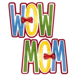 WOW / MOM A2 Shaped Card Fold-it Die Set