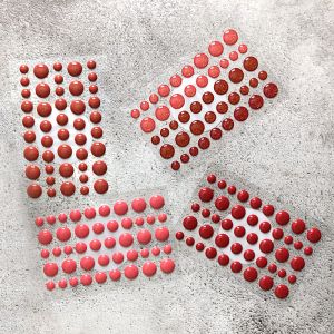 Red Epoxy Dots (4 Packs)