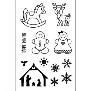 extras4snowglobe Clear Stamp Set