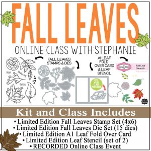 Fall Leaves LIVE Online Class - Recorded Version