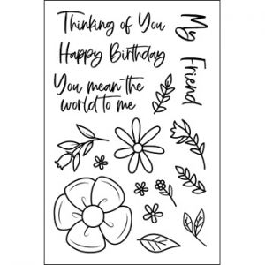 flowers2layer Clear Stamp Set
