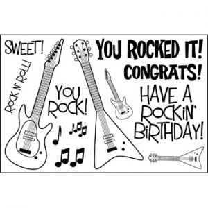 guitars2play Clear Stamp Set