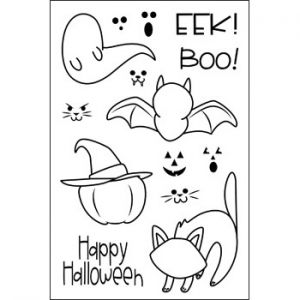 halloween2build Clear Stamp Set