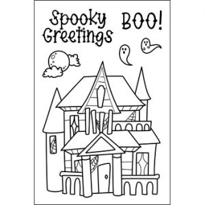 hauntedhouse2stamp Clear Stamp Set