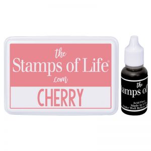 Cherry Ink Pad and Refill