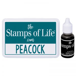 Peacock Ink Pad and Refill