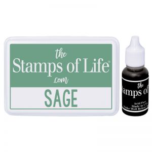Sage Ink Pad and Refill