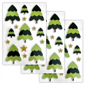 Tree Puffy Stickers (3 Packs)