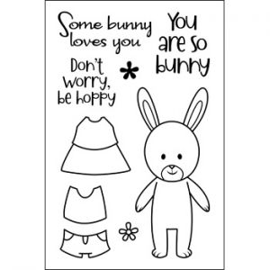Little Peeps Bunny Clear Stamp Set