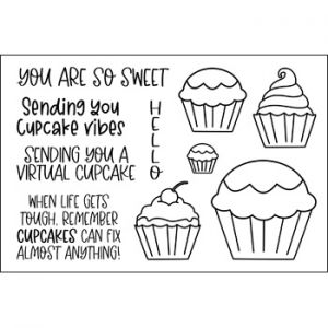 More Cupcake Delight Clear Stamp Set