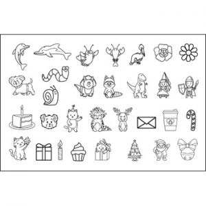 More Icons Clear Stamp Set