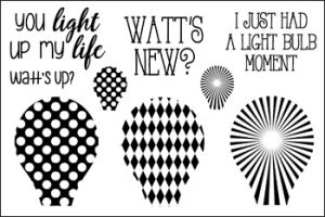 Christmas Light Bulb Fold-it Card Diet Set