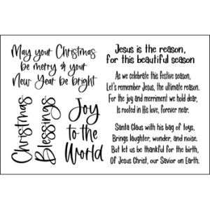 phrases4Christmas Clear Stamp Set