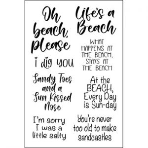 sayings4sandcastle Clear Stamp Set
