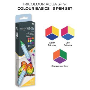Spectrum Noir TriColour Aqua Colour Basics Pen Set