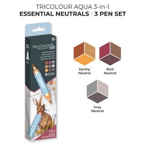 Spectrum Noir TriColour Aqua Essential Neutrals Pen Set