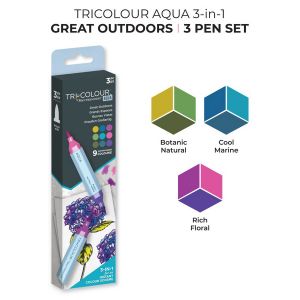 Spectrum Noir TriColour Aqua Great Outdoors Pen Set