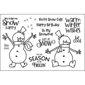 snowmen2stamp Clear Stamp Set