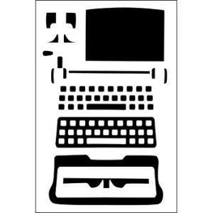 solids4typewriter Clear Stamp Set