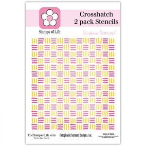 Crosshatch 2 Pack Stencils
