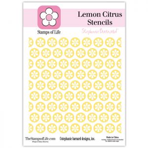 Lemon Citrus 2 Pack Stencils