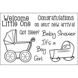 baby2stamp Clear Stamp Set